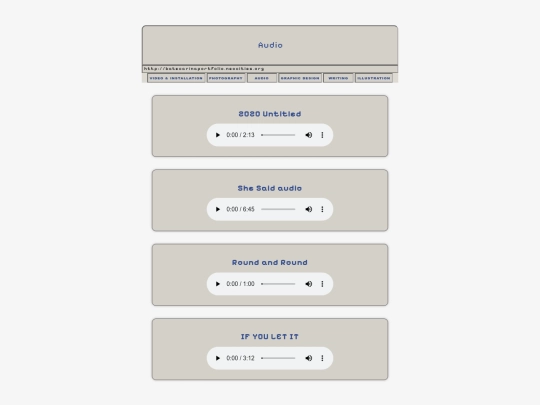 audio screenshot