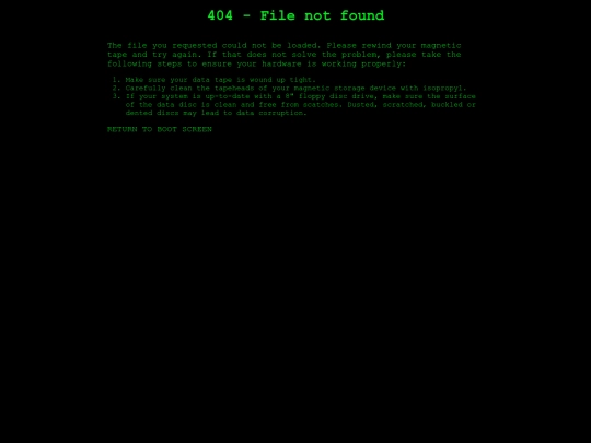 not_found screenshot