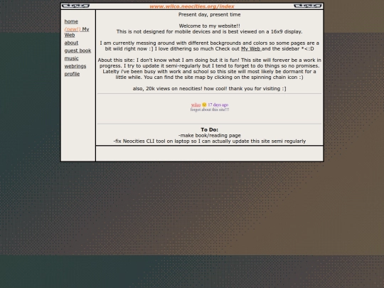 index screenshot