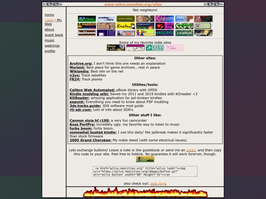 sites screenshot