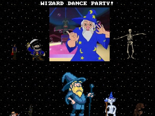 pages/wizarddanceparty screenshot