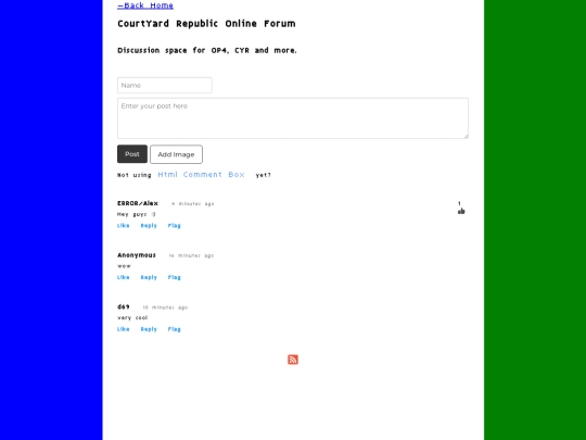 forum/home screenshot