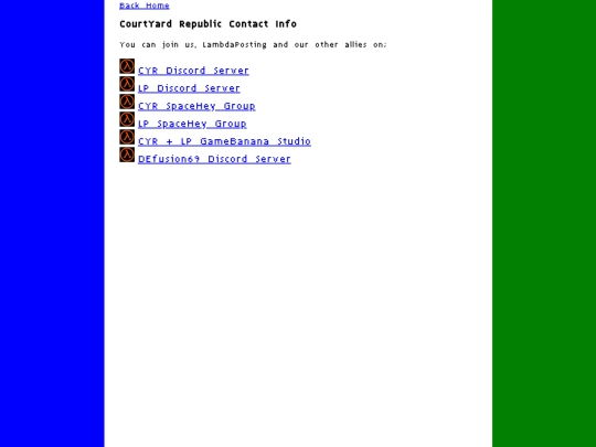 info/contact screenshot