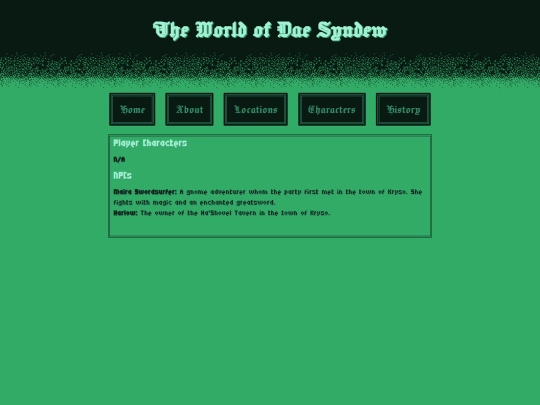 characters screenshot