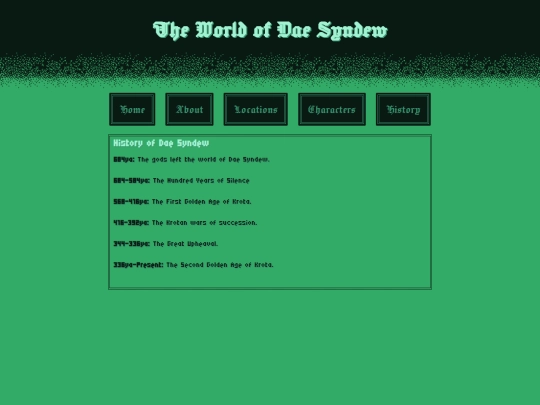 history screenshot