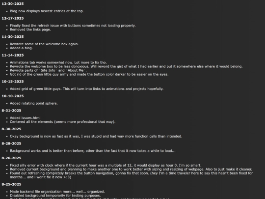 updates screenshot