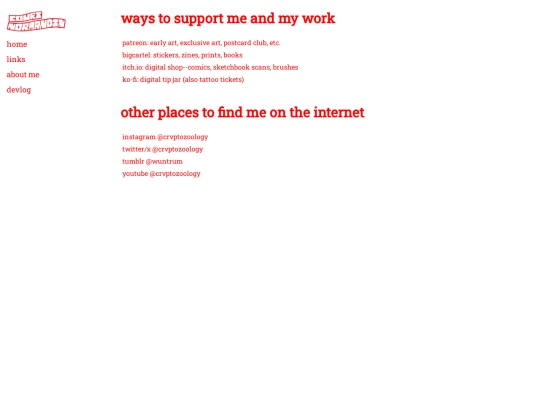 links screenshot