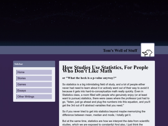essays/studies-statistics screenshot
