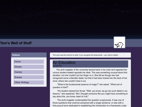 stories/education screenshot