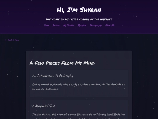articles screenshot
