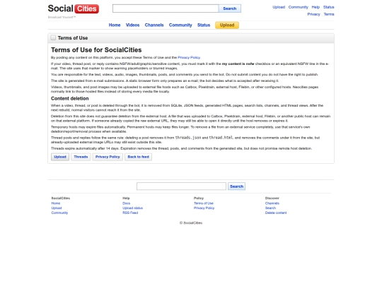 terms screenshot