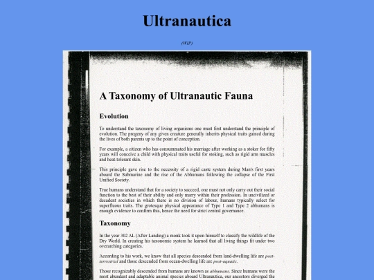 whistlestop/ultranautica_fauna screenshot