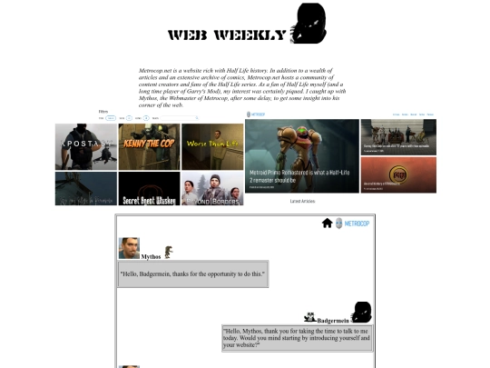Metrocop Interview screenshot