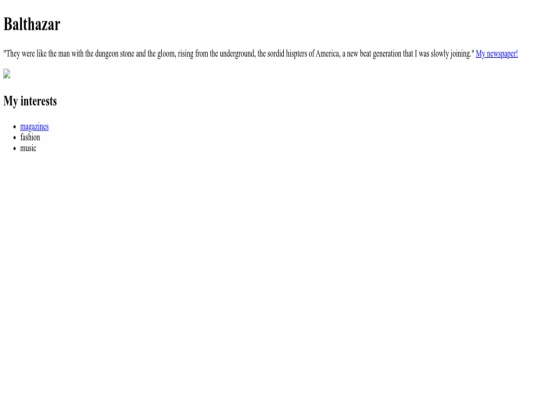 index screenshot