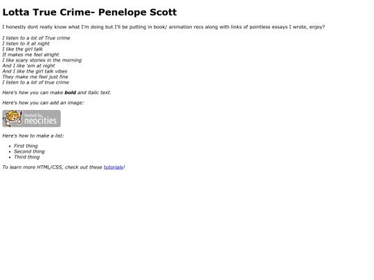 index screenshot