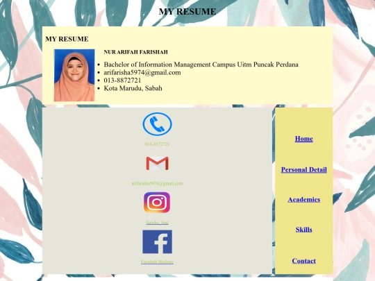 contact screenshot