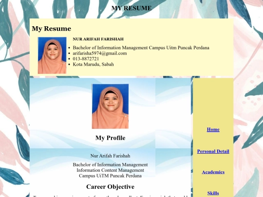 index screenshot