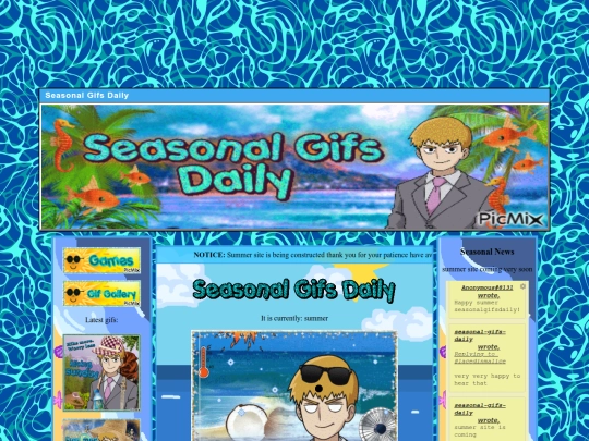 summerpagetest screenshot