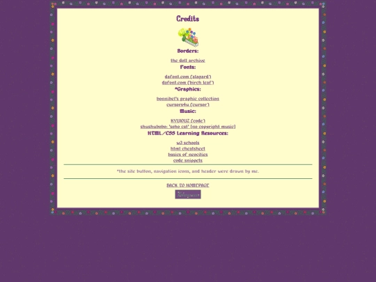 credits screenshot