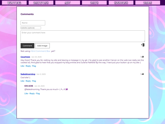 oldguestbook screenshot