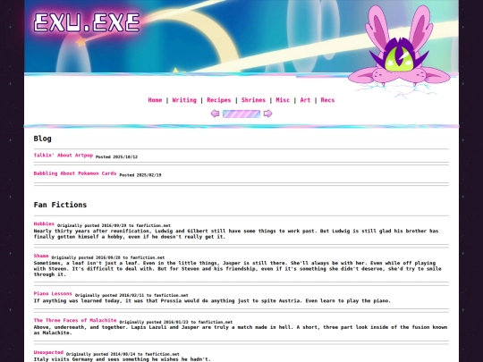 writing screenshot