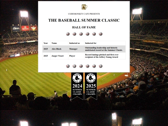 halloffame screenshot