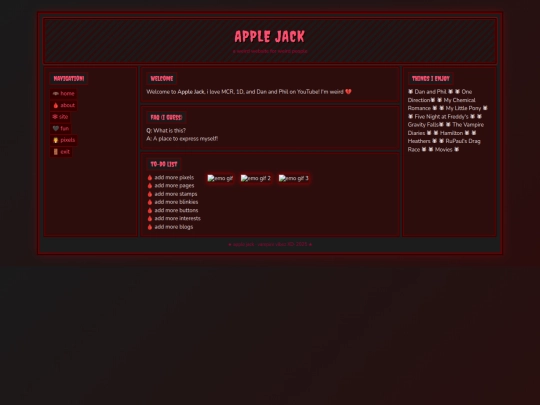 index screenshot