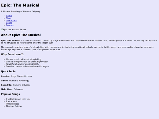 epicthemusical screenshot