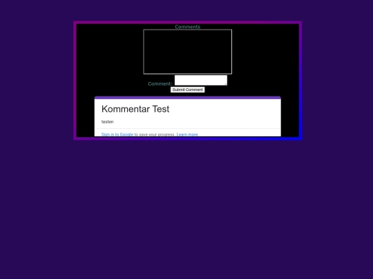 commenttest screenshot