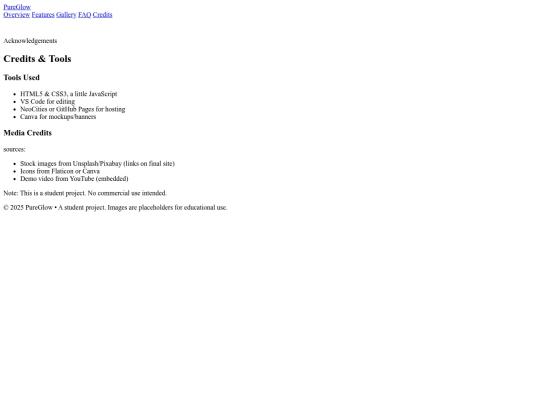 credits screenshot