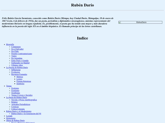 RubenDario screenshot