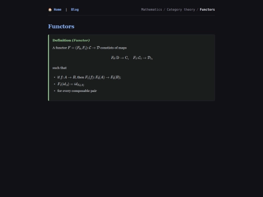 maths/category/functors screenshot