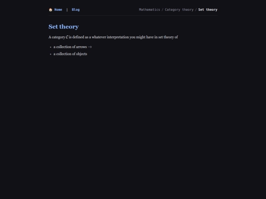 maths/category/set-theory screenshot