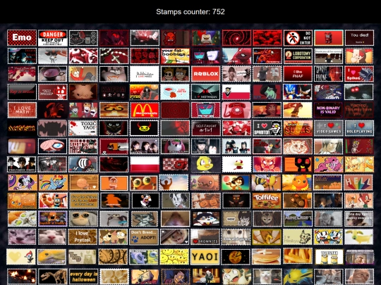 stamps screenshot