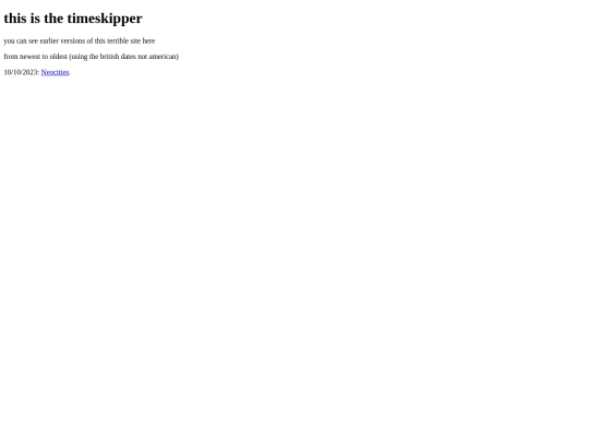 time-skipper-9000 screenshot