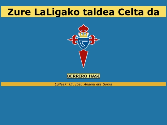 ZureTaldeaCelta screenshot