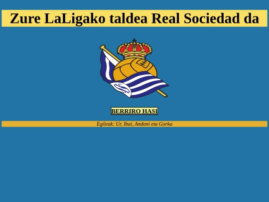 ZureTaldeaRealSociedad screenshot