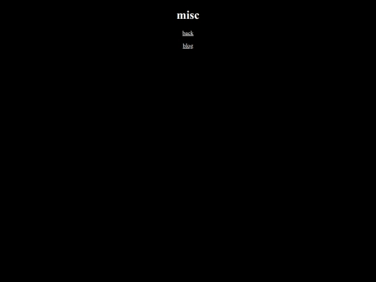 misc/misc screenshot