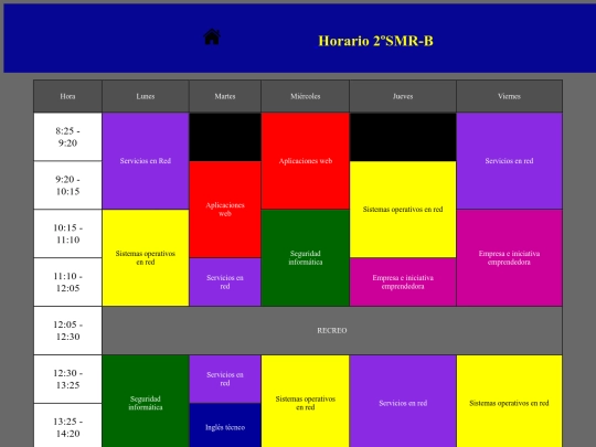 horario/iniciohorario screenshot