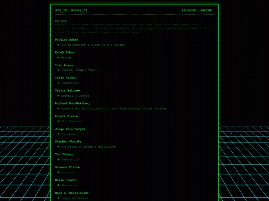 bookshelf screenshot