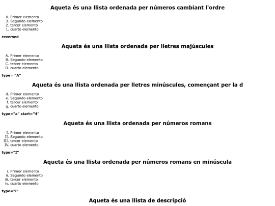 llistes2 screenshot