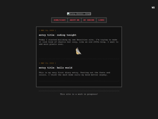 index screenshot