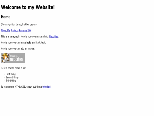 index screenshot