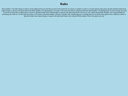 rules screenshot