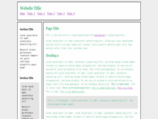 index screenshot