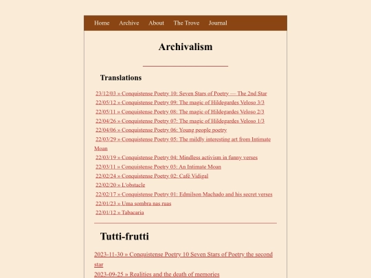 archive screenshot