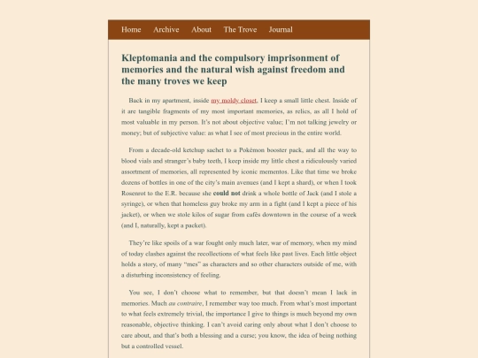 posts/2023-03-21-Kleptomania-and-the-compulsory-imprisonment-of-memories-and-the-natural-wish-against-freedom-and-the-many-troves-we-keep screenshot