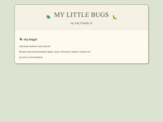bugs screenshot