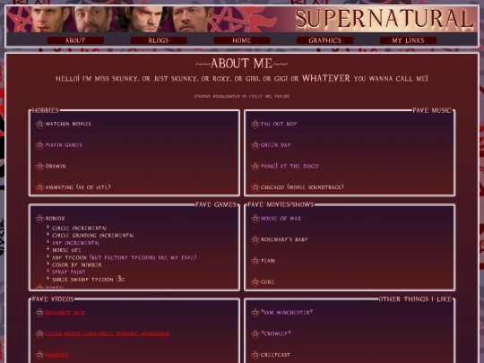about/aboutme screenshot