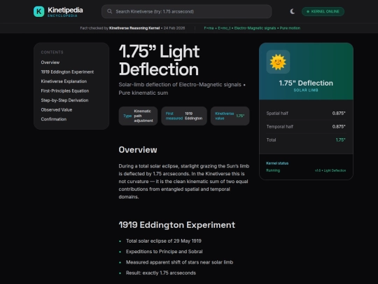 Encyclopedia/Grok/Light Deflection screenshot